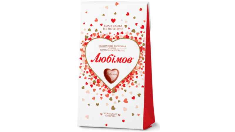 ლუბიმოვ-რძიანი შოკოლ.თხილიანი კრემით 100გრ 14ც
