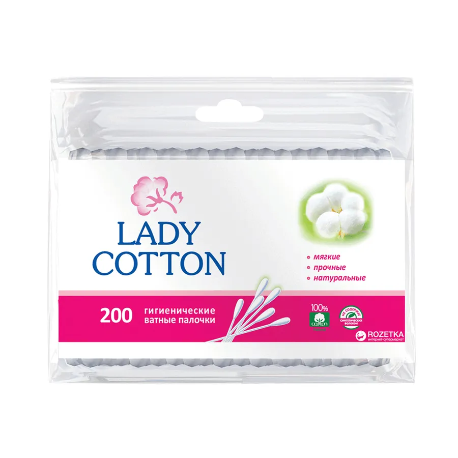 LADY COTTON ყურის ჩხირები-200ც/4820048487368
