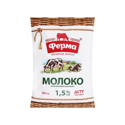 რძე ულტრაპასტერიზებული 1.5% /ფერმა/ 980მლ