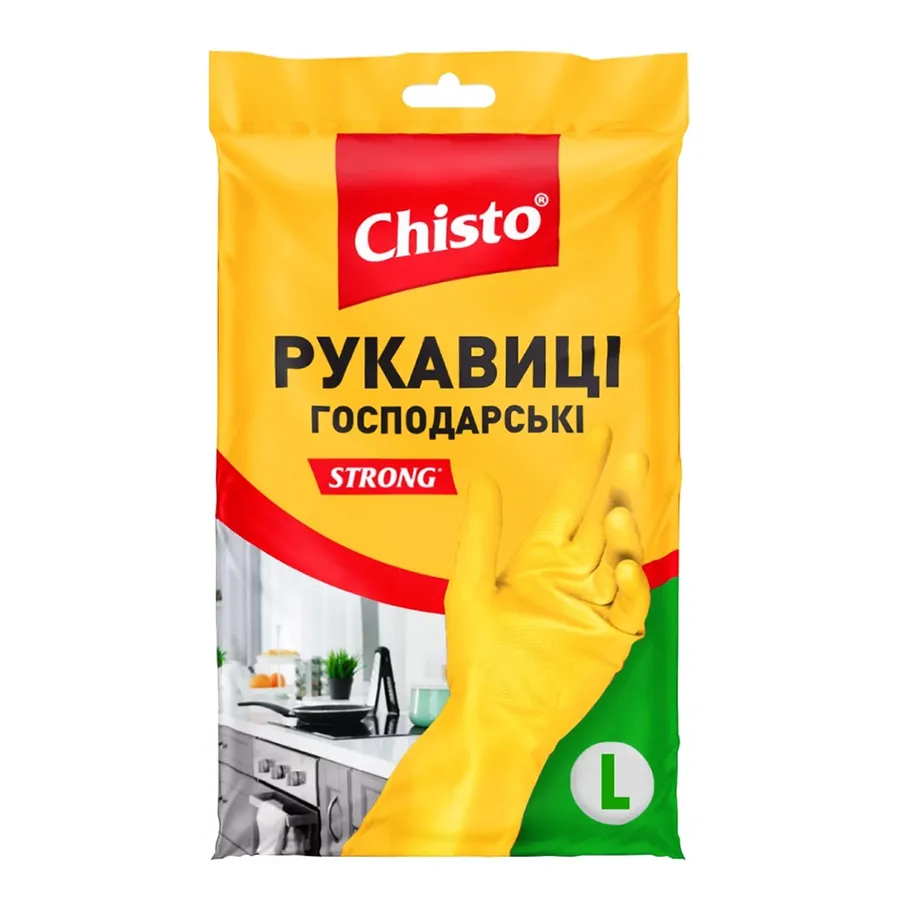 CHISTO ხელთათმანი ლატექსი L 1 ც (ჩისტო)