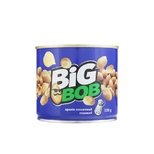 BIG BOB მიწისთხილი მოხალ მარილ-120გრ/4820182063169
