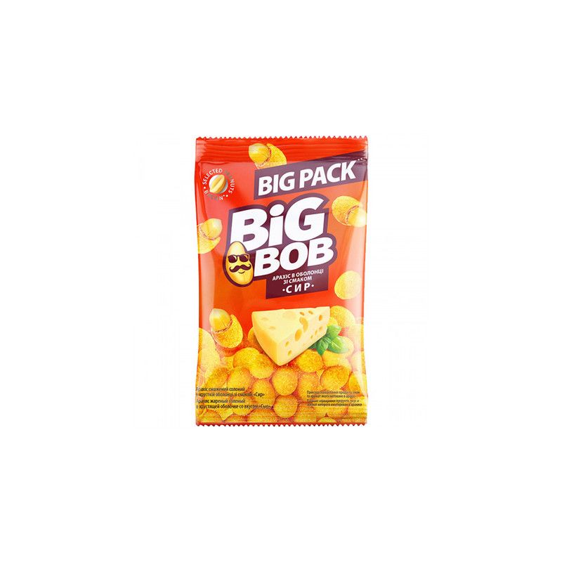 BIG BOB არაქისი ყველის არომატით-90გრ/4820182066535