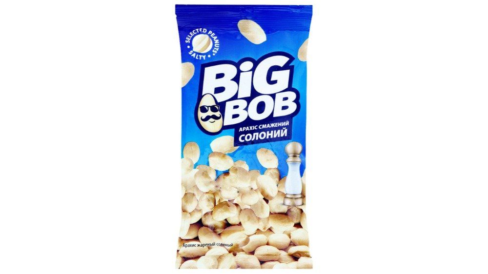 BIG BOB მიწისთხილი მოხალ მარილ 70გრ/4820182069086 1ც