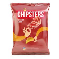 CHIPSTERS ჩიფსი ნატურ.ბეკონის-110გრ