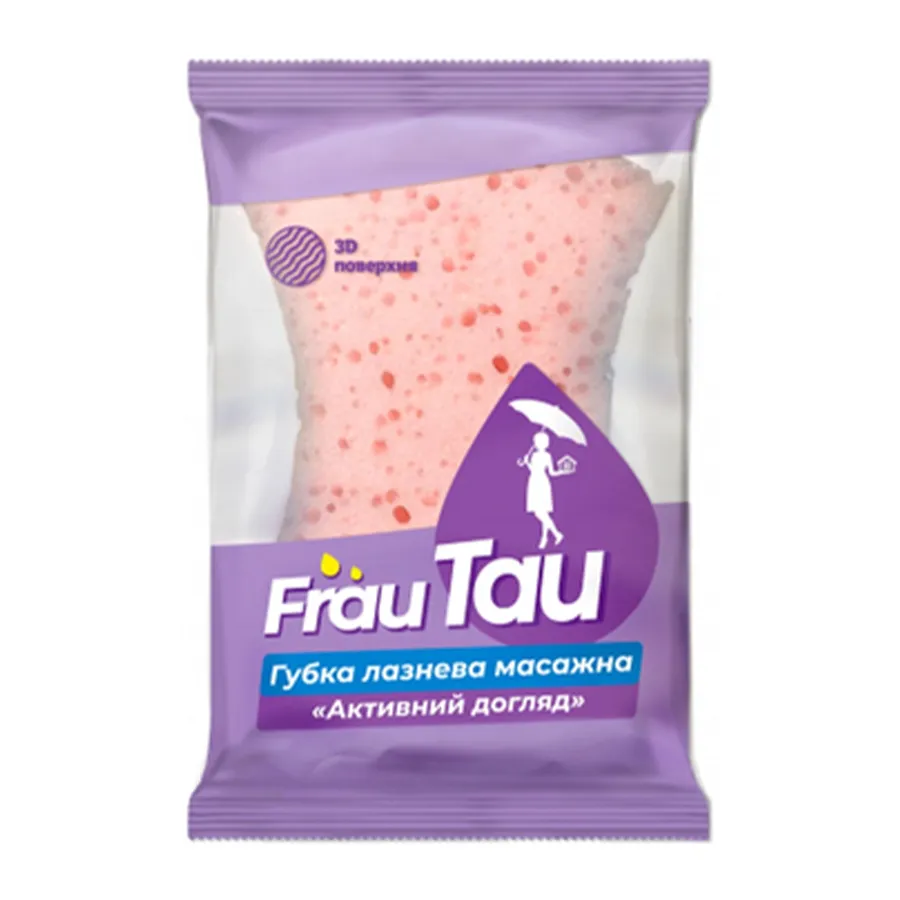 FRAU TAU აბაზანის ღრუბელი მასაჟორი 1 ც (ფრაუ ტაუ)