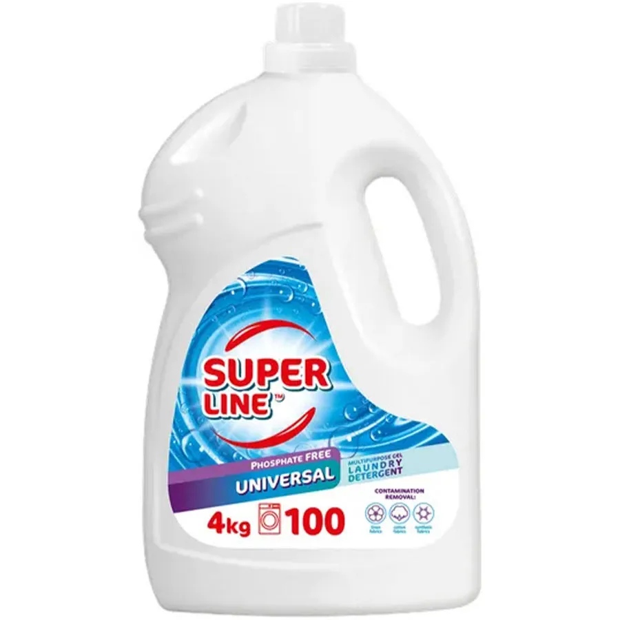 SUPER LINE სარეცხი ფხვნილი ბამბისა და სელის ქსოვილებისთვის 4 კგ (სუპერლაინი)