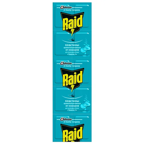 RAID კოღოს საწინააღმდეგო სათადარიგო აბი ევკალიპტი 10 ც (რაიდი)