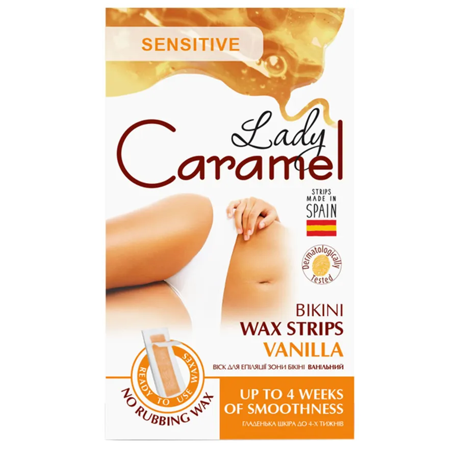 CARAMEL ცვილი ბიკინის ზონა 12 ც (კარამელი)
