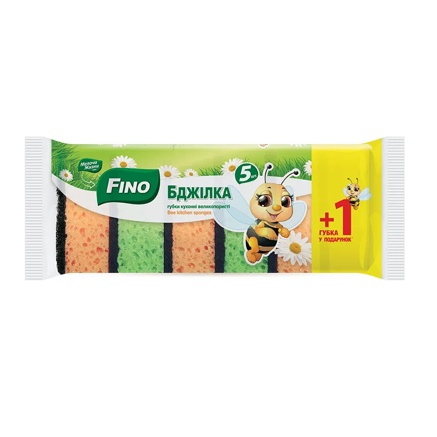 FINO სამზარეულოს ღრუბელი 5+1ც/4823058341873