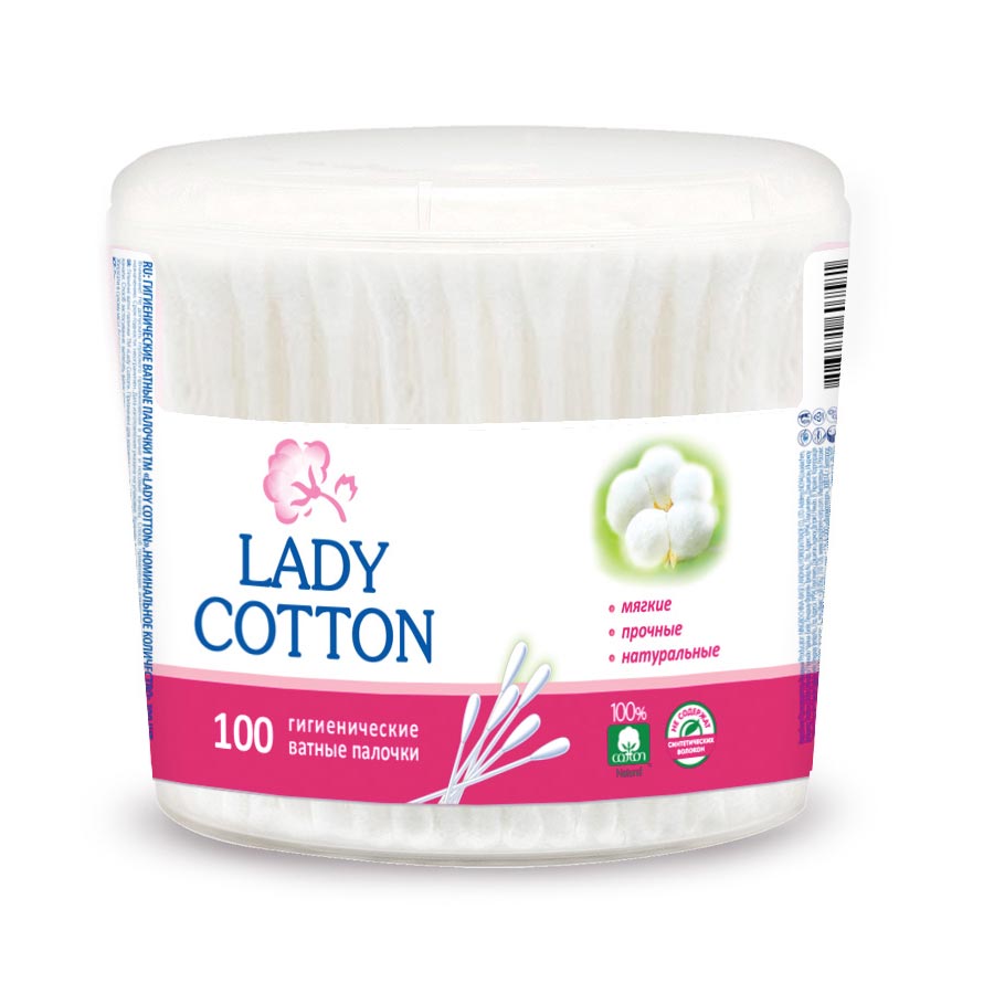 LADY COTTON ბამბის ჩხირები 100ც/4823071607581