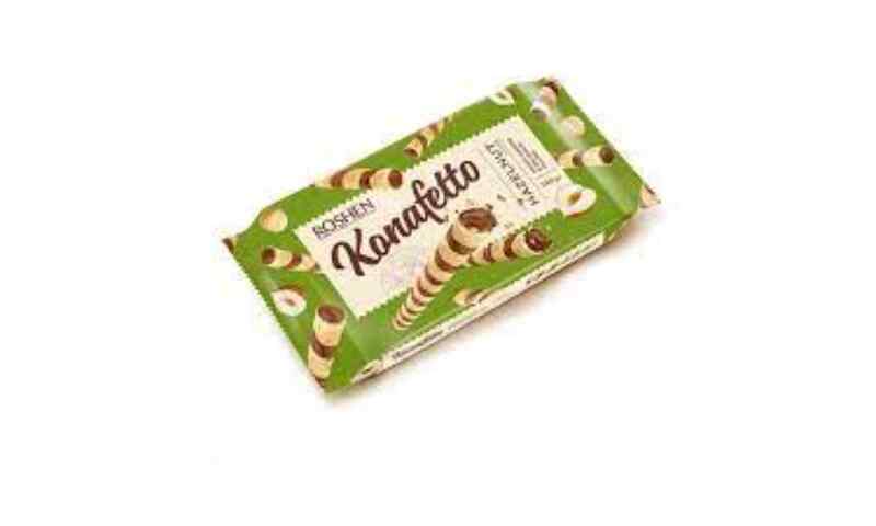 Roshen- ვაფლის ჩხირები თხილის კრემით 140გრ