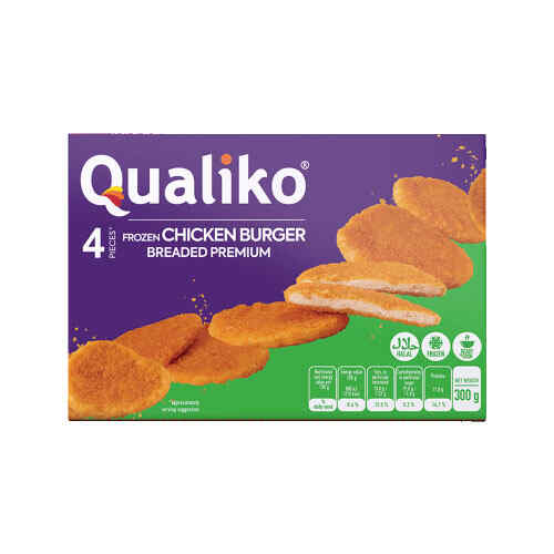 QUALIKO- ქათმის ბურგერი 300 გრ