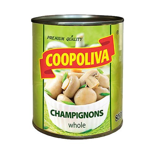 COOPOLIVA შამპინიონი მთელი 850 გ/4850007980036