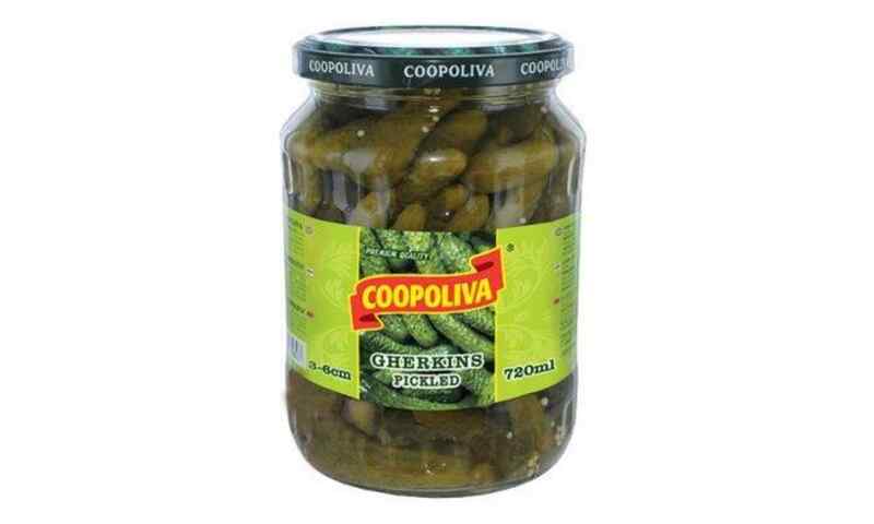 COOPOLIVA კიტრის მწნილი-720გრ/4850007980098