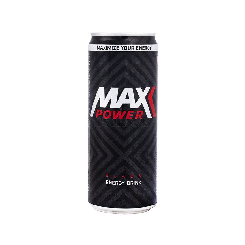 MAXPOWER ენერგეტიკული სასმელი ბლექი 330მლ/4860001883066