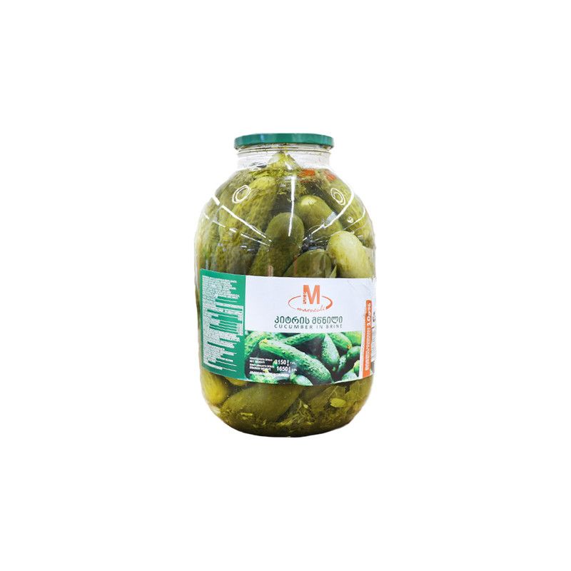 კიტრის მწნილი-3150გრ/4860006690812