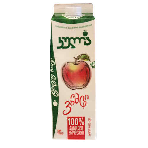 4860009300800 წვენი ვაშლის/კულა/ 1ლ