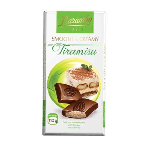 შოკოლადის ფილა BARAMBO EXPORT ტირამისუ 110 გრ / 4860009784730