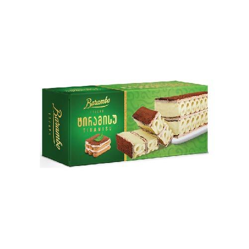 ნაყინის ტორტი - Barambo Export - ტირამისუ-ბისკვიტი 900 მლ / 4860009786260