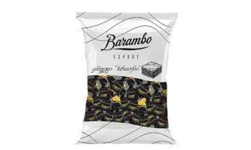 Barambo Export - რძიანი შოკოლადის კანფეტი ბრაუნი 200გრ