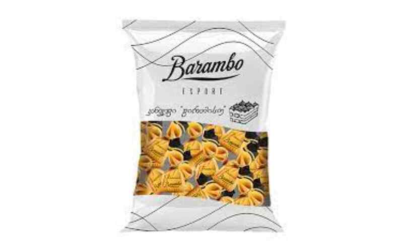 Barambo Export - რძიანი შოკოლადის კანფეტი ტირამისუ 200გრ
