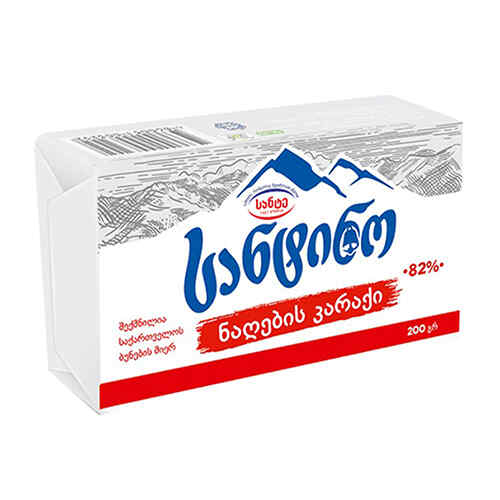 კარაქი სანტინო 82% 200გრ