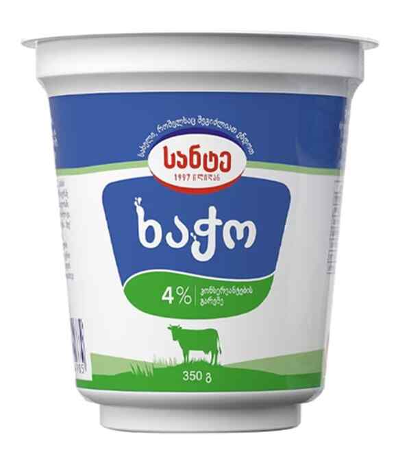 სანტე ხაჭო 4% 350 გ./4860051004985