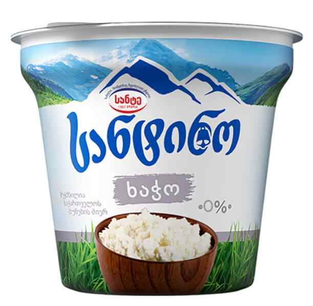 სანტინო ხაჭო 0% 180 გ./4860051006033