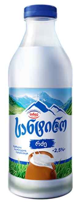 სანტინო რძე 2.5% 450 გ./4860051006828