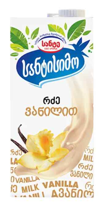 სანტისიმო რძე ვანილით 2.5% 1 ლ 4860051007023