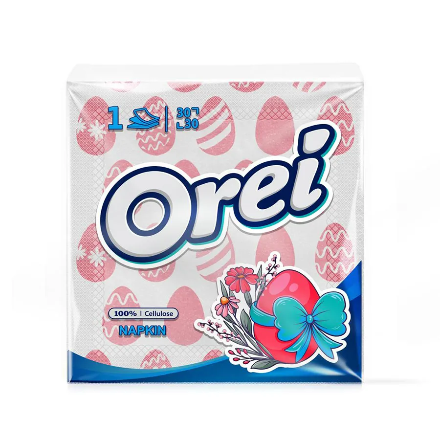 OREI სუფრის ხელსახოცი სააღდგომო 50 ც (ორეი)