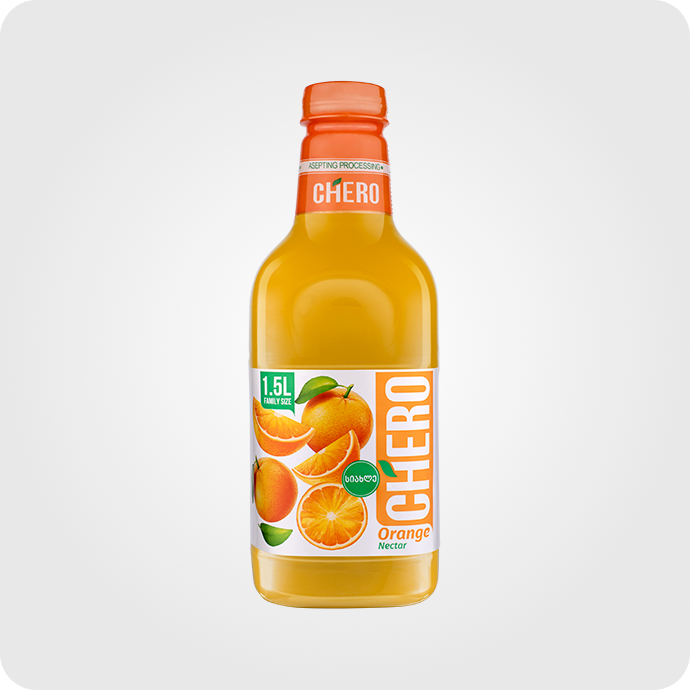 ფორთოხლის ნექტარი ჩერო 1.5 ლ