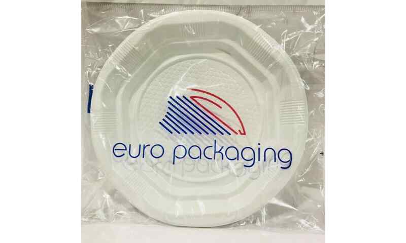 EURO PAC- თეფში საშუალო 10ც