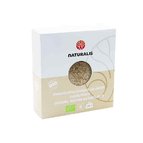 NATURALIS ყავისფერი ბრინჯი ბასმათი ორგანული-700გ/4860108990971