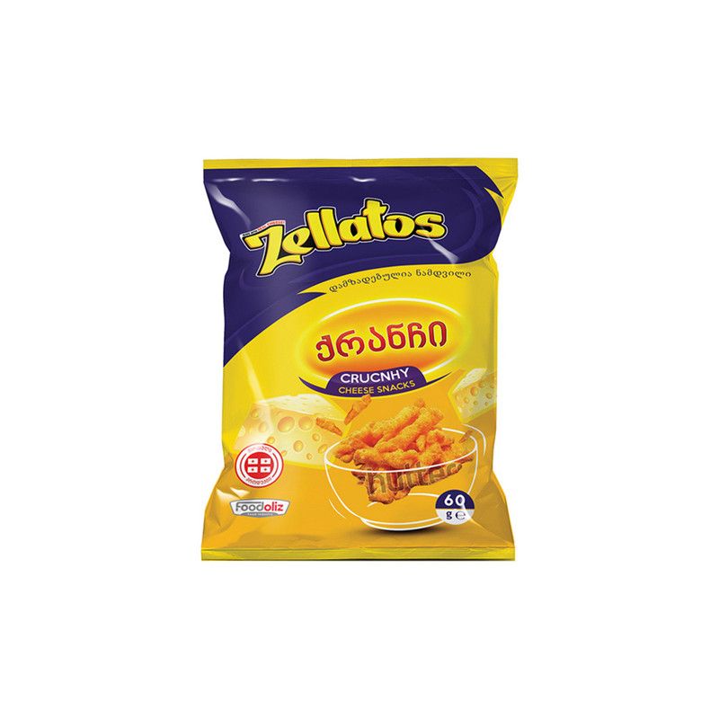 ZELLATOS ქრანჩი ყველით-60გრ/4860114580067