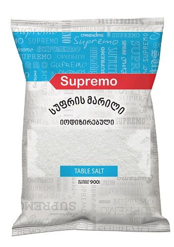 სუპრემო სუფრის მარილი 900გრ/4860115700112