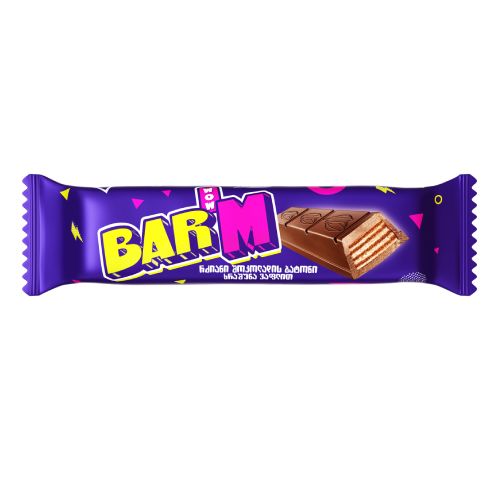 რძიანი შოკოლადის ბატონი ხრაშუნა ვაფლით / BarM / ბარემ