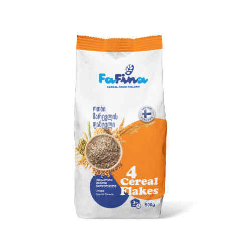 ფანტელი შვრიის 4 სახის /Fafina/450გრ