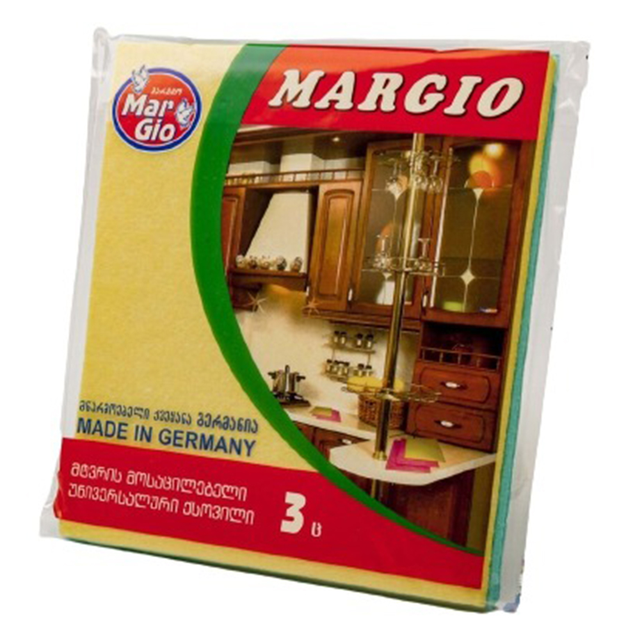 MARGIO მტვრის საწმენდი ტილო 3 ც (მარგიო)