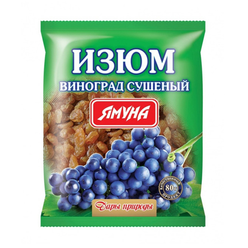 ქიშმიში იამუნა თეთრი 80 გრ / 4869002014172