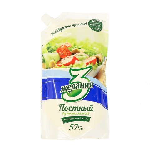 3 ჟელანია სამარხვო მაიონეზი 57% 380 გრ/4870035009073