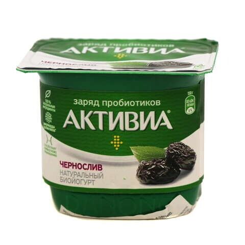 აქტივია იოგურტი შავი ქლიავი 120 გრ/4870206411650