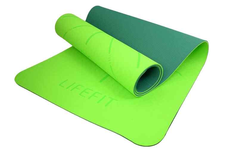 LIFEFIT- იოგას ხალიჩა მწვანე LIFEFIT RELAX DUO 18