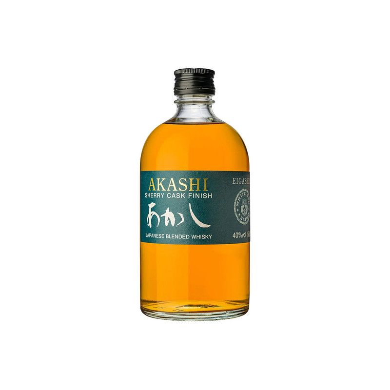 AKASHI ვისკი შერი კასკ 40%-0.5ლ/4969265772908