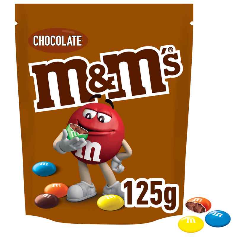 m & m -შოკოლადით 125გ