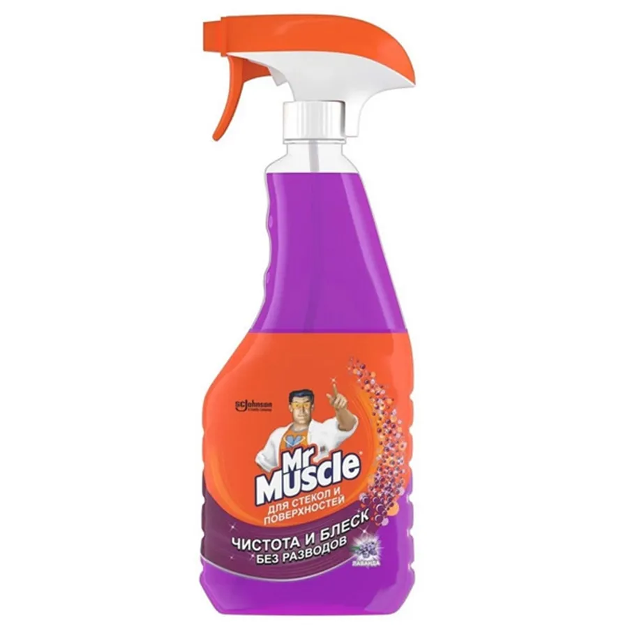 MR.MUSCLE მინის საწმენდი სპრეი ლავანდა-500მლ/5000204325607
