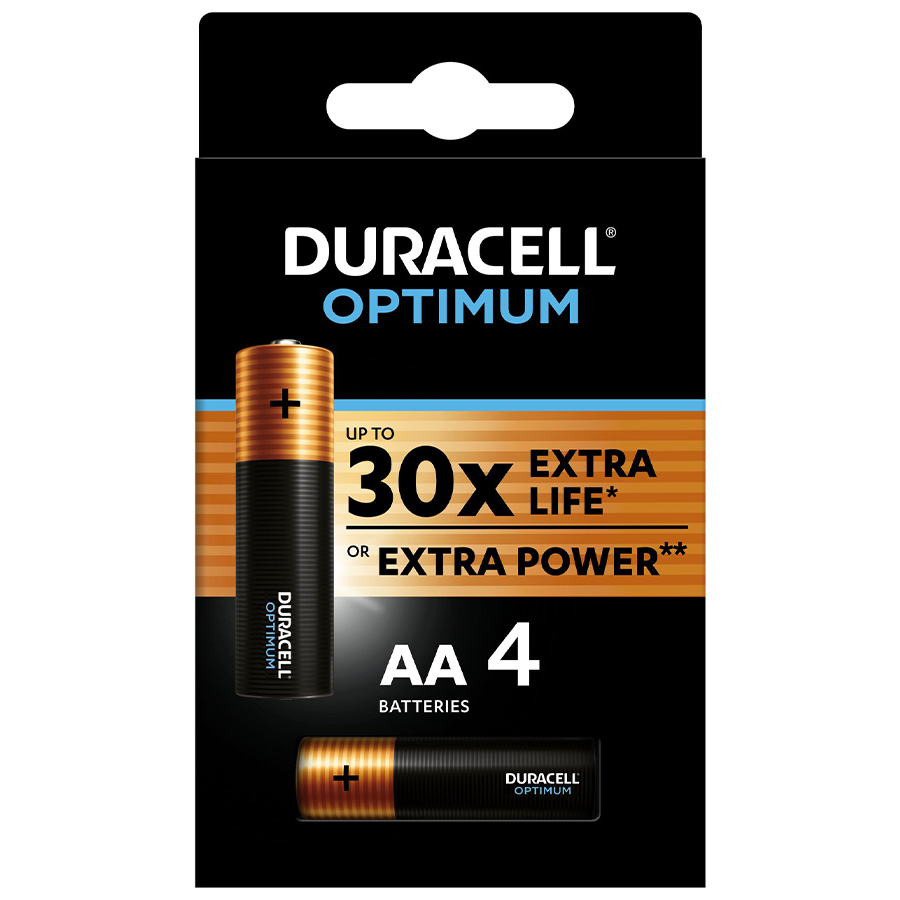 DURACELL Optimum AA ელემენტი 4 ც (დურასელი)