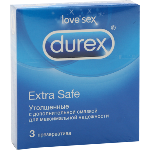 DUREX Extra Safe N3 კონდომი 3 ც (დურექსი)