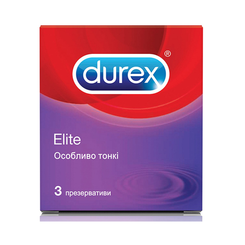 DUREX პრეზერვატივი ელიტ-3ც/5010232954236