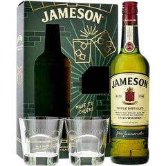 ირლანდიური ვისკი John Jameson (სასაჩუქრე. 2 ჭიქით) - 0.7L